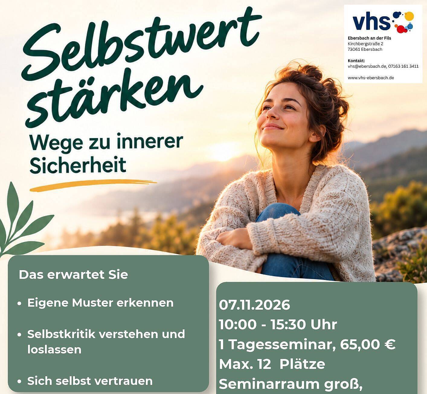 Selbstwert stärken - Wege zu innerer Sicherheit