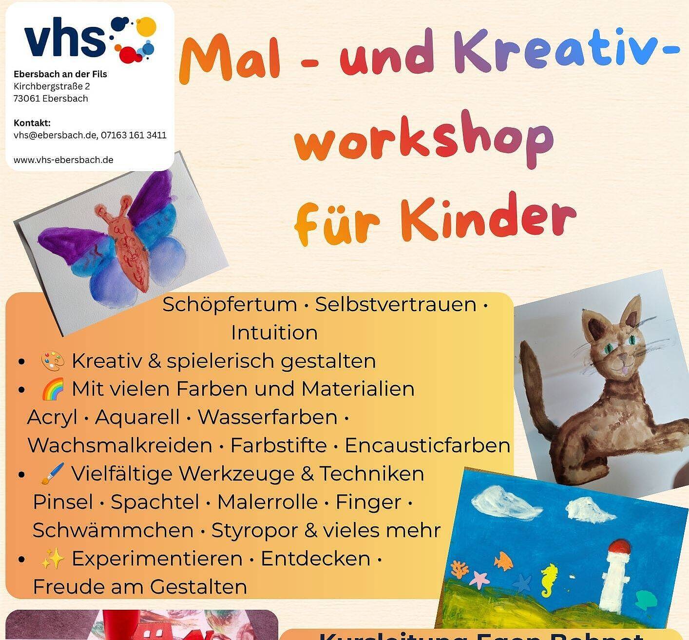 Mal- und Kreativwerkstatt für Kinder