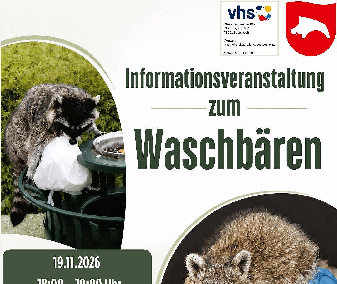 Informationsveranstaltung zum Waschbären
