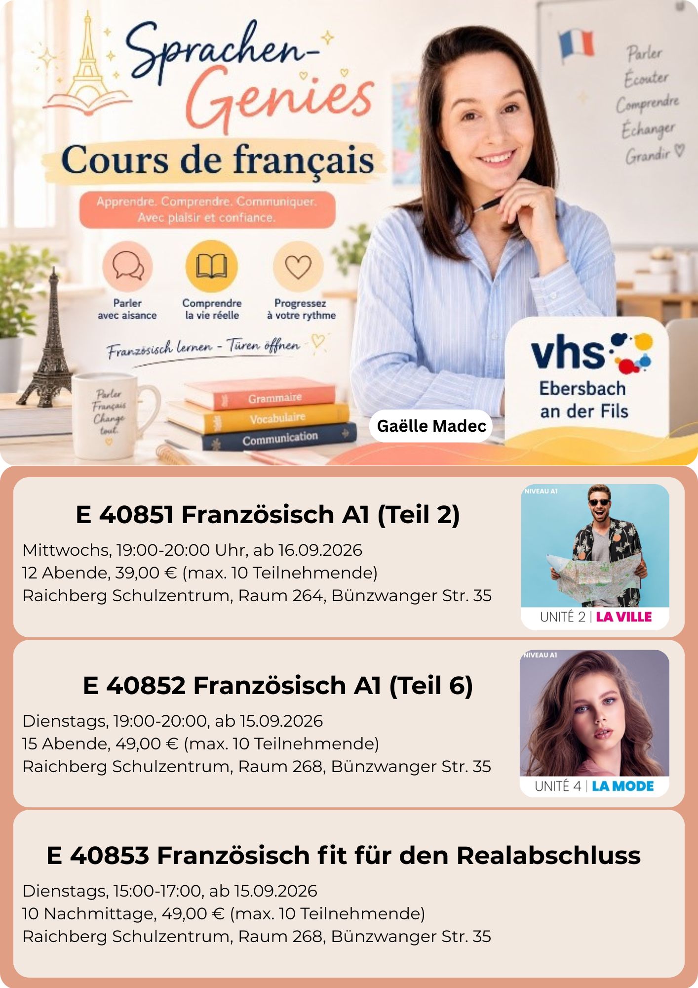 Französisch lernen