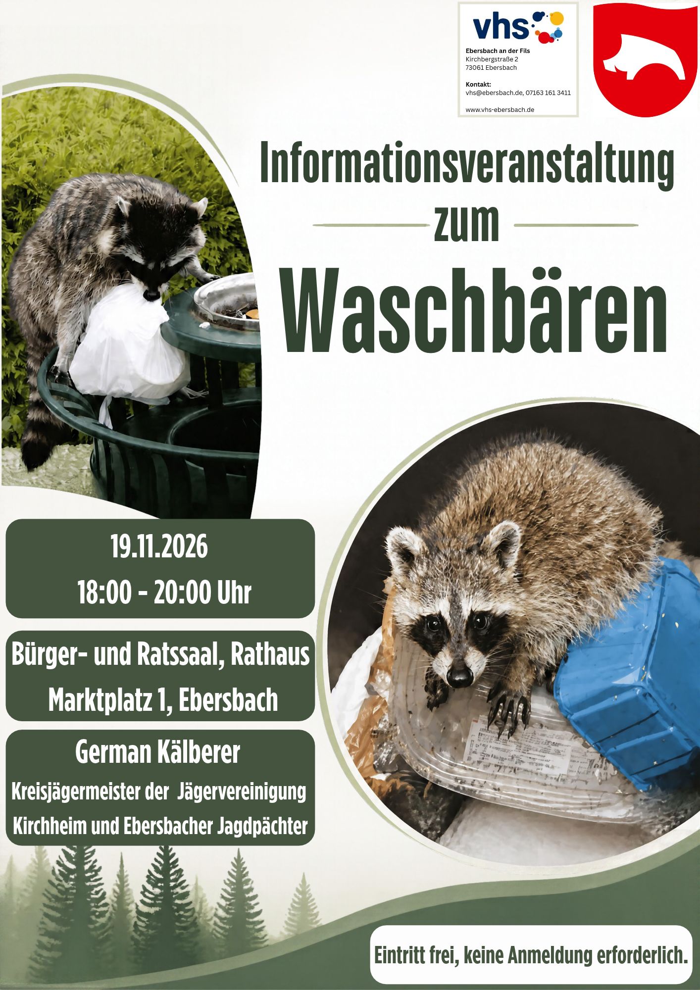 Informationsveranstaltung zum Waschbären