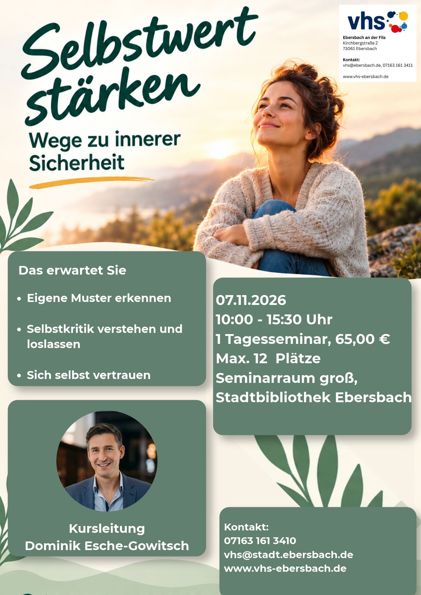 Selbstwert stärken - Wege zu innerer Sicherheit